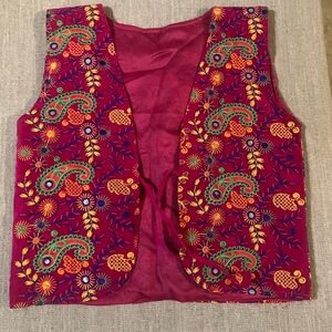 Banjara Bohemian Vest with Paisley Motif